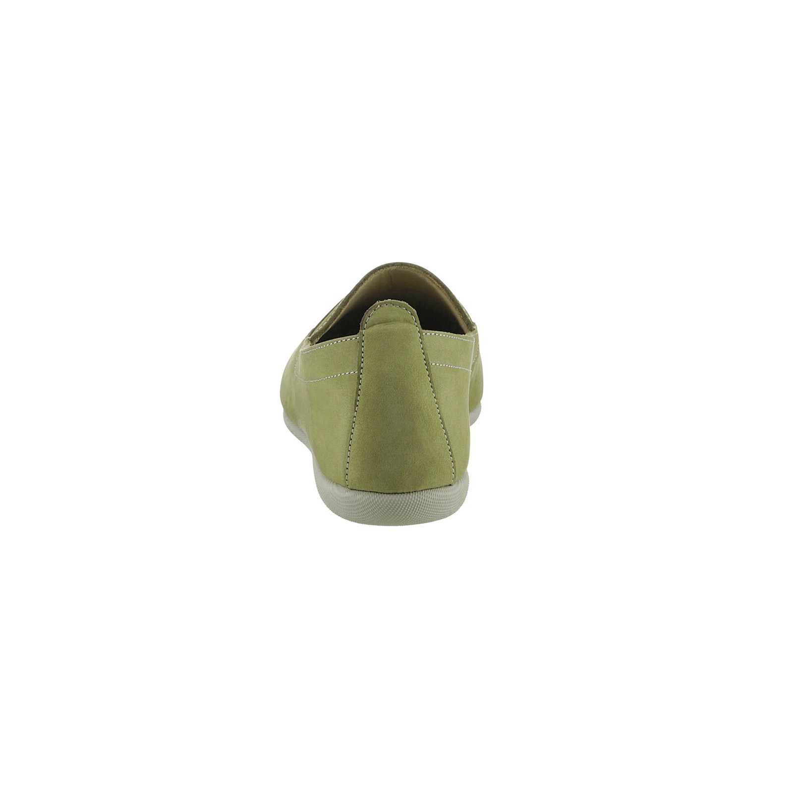 Rind-Nubukleder-Slipper schilfgrün