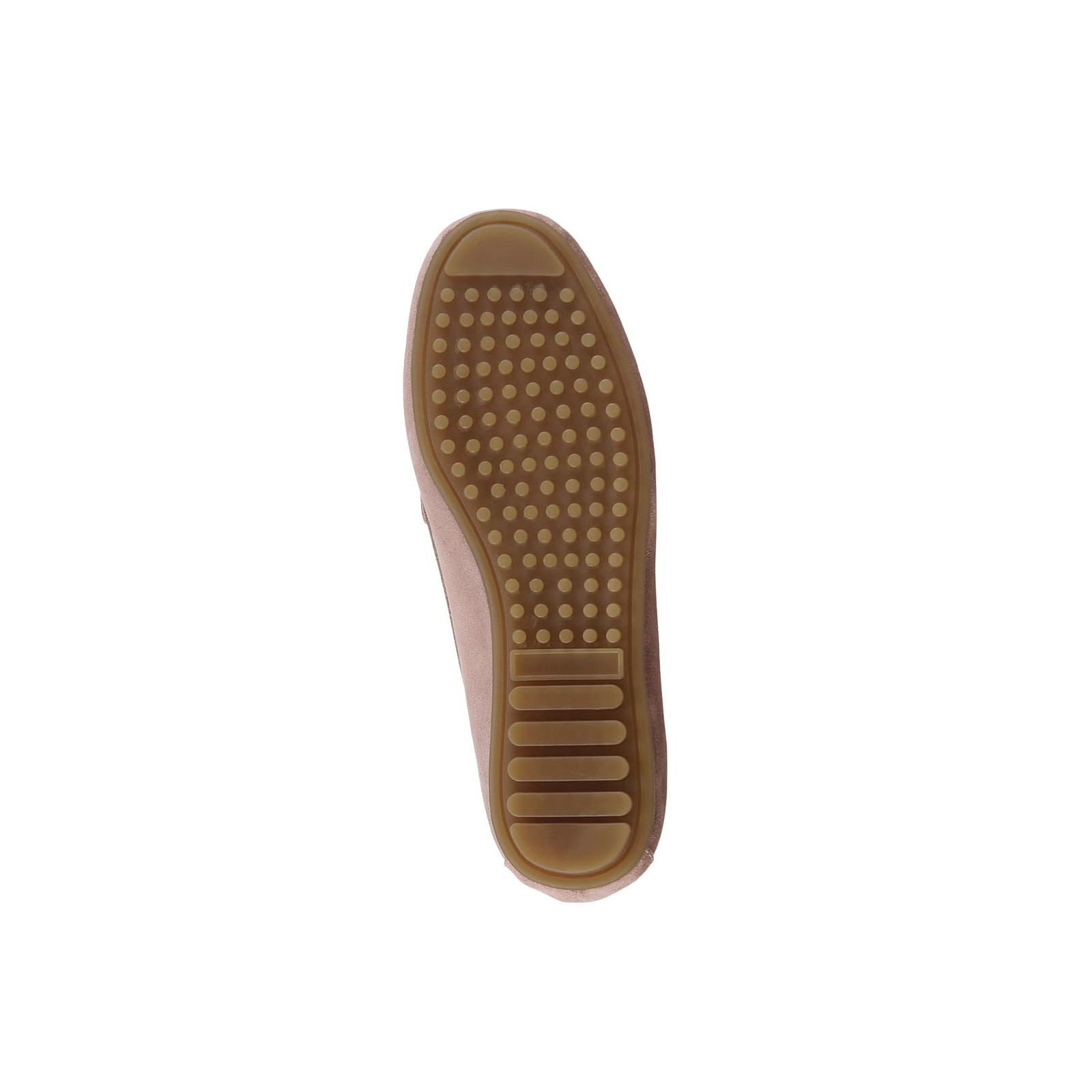Rind-Veloursleder-Mokassin rose