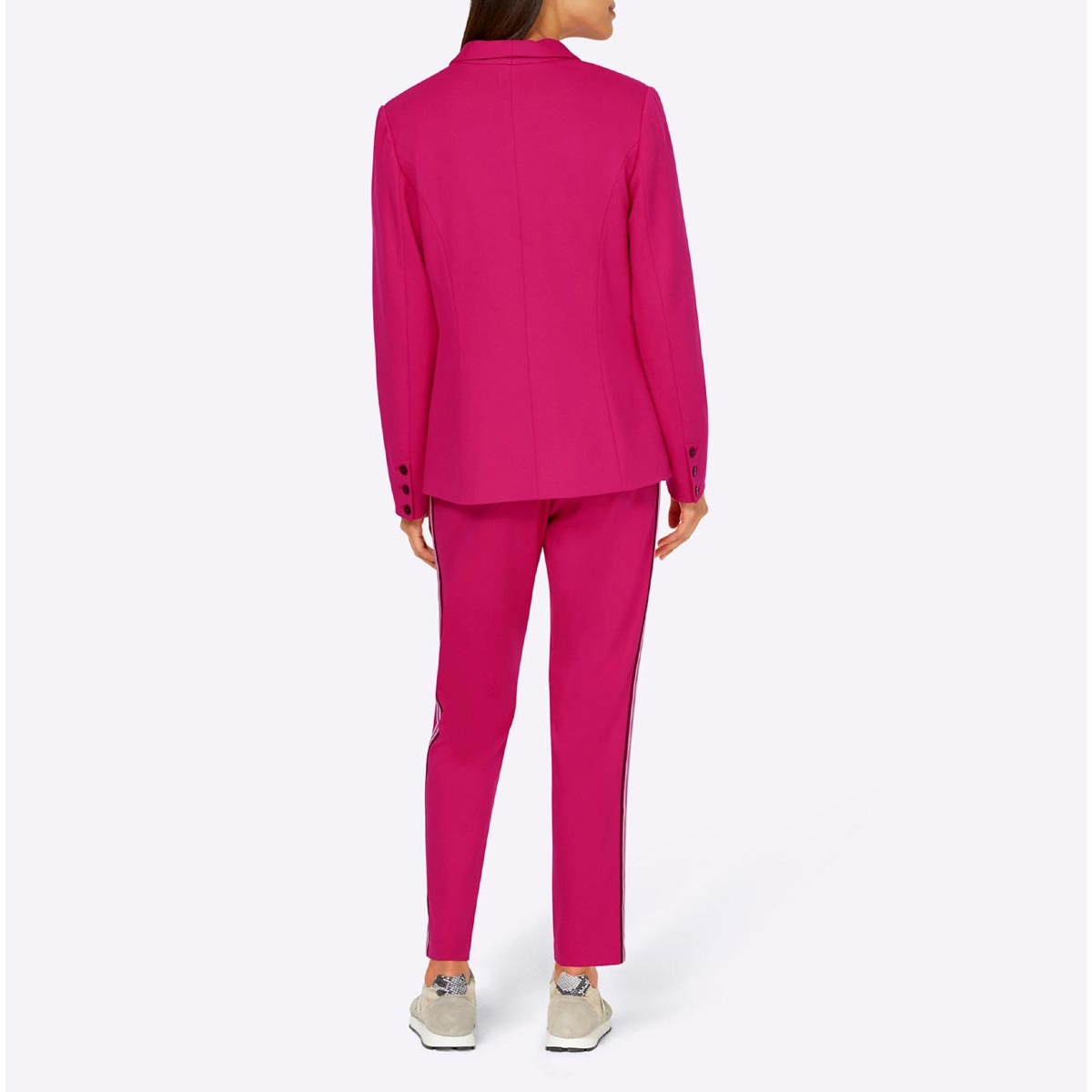 Jersey-Hosenanzug pink