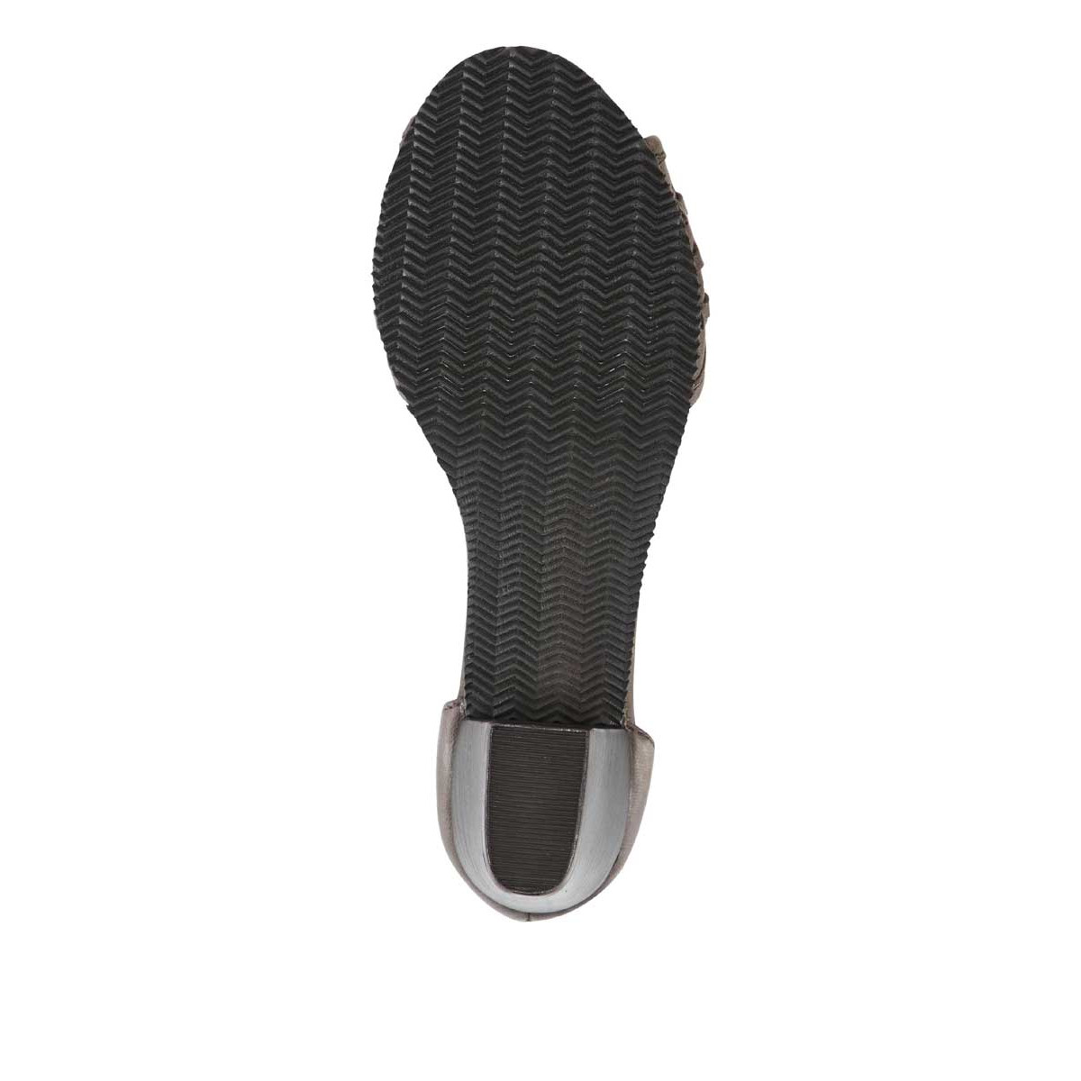 Marken-Ledersandalette braun