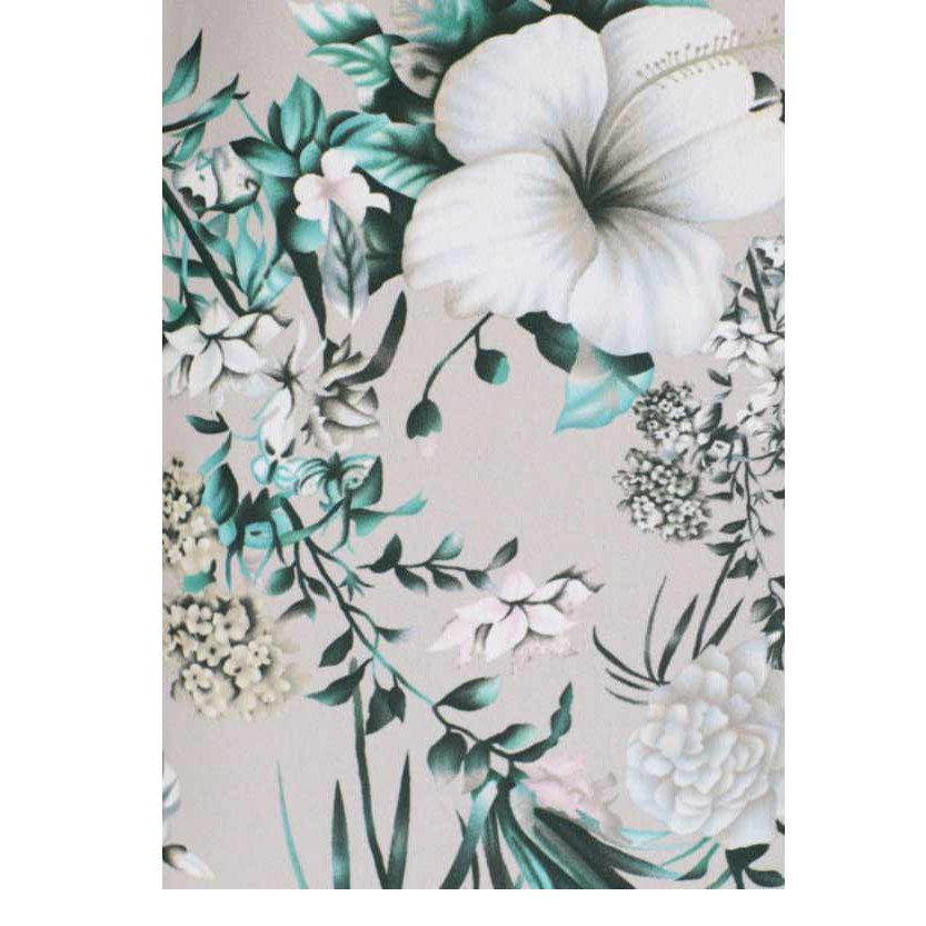 Druckbluse grau
