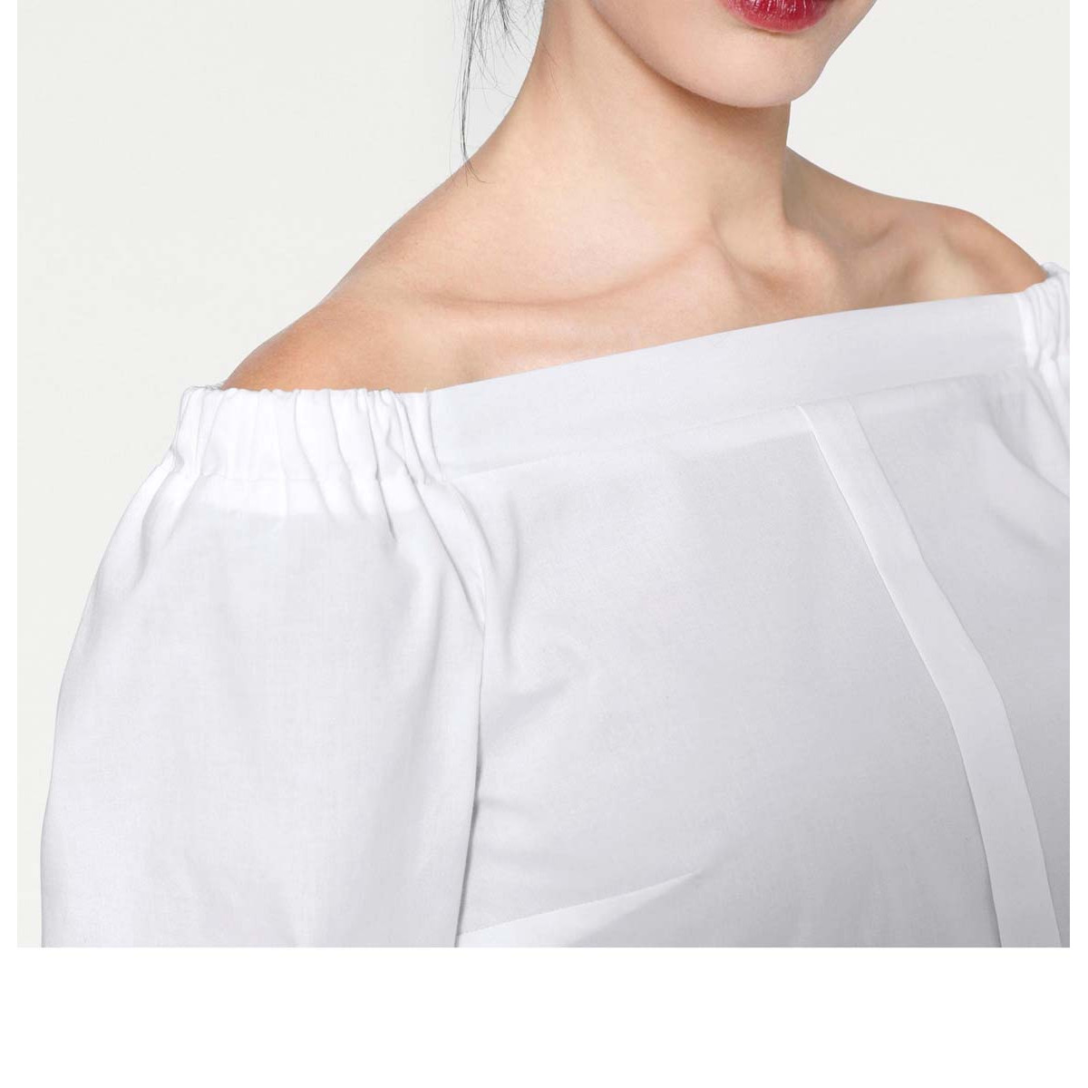 Carmenbluse weiß