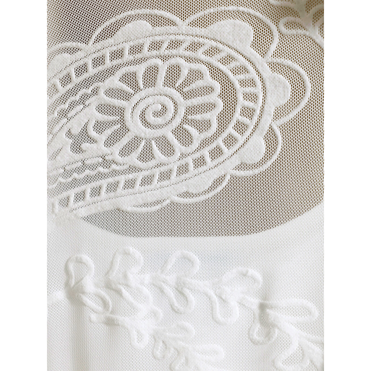 Mesh-Shirt m. integriertem Top ecru