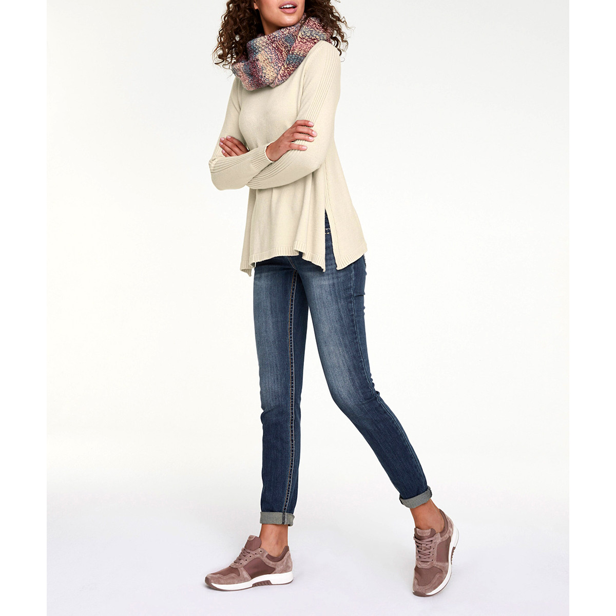 Longpullover sand